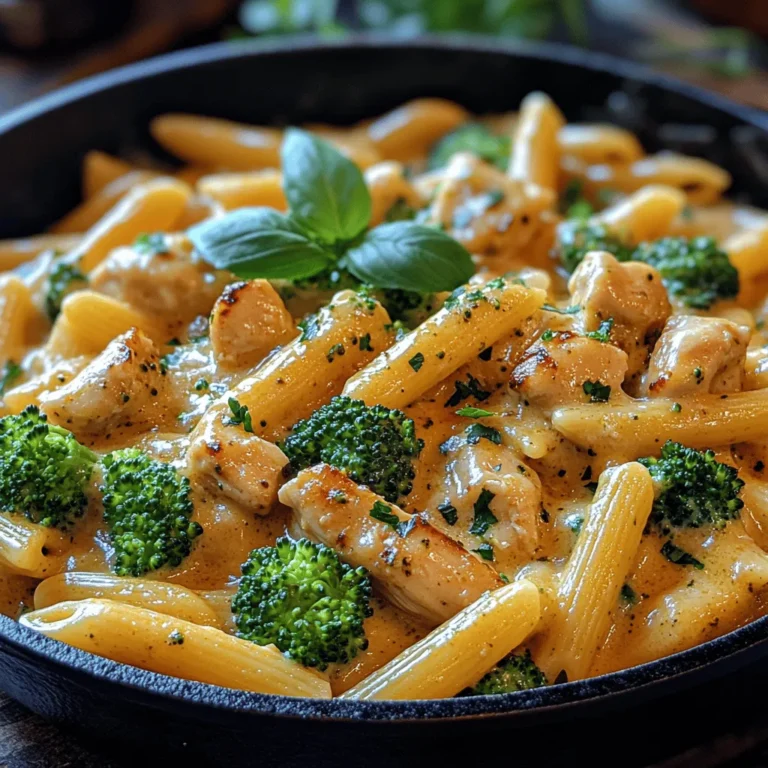 In the realm of quick and satisfying meals, creamy chicken and broccoli skillet pasta stands out as a delightful option. This dish combines tender chicken, vibrant broccoli, and al dente penne pasta, all enveloped in a rich and creamy sauce. Perfect for busy weeknights or when you want to impress guests without spending hours in the kitchen, this recipe is not just flavorful but also easy to prepare. In this article, we will explore the details of this scrumptious recipe, provide insights into its nutritional benefits, and guide you through the cooking process step by step.