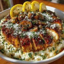 Herbed Chicken and Mushroom Risotto Bowl: A Culinary Delight