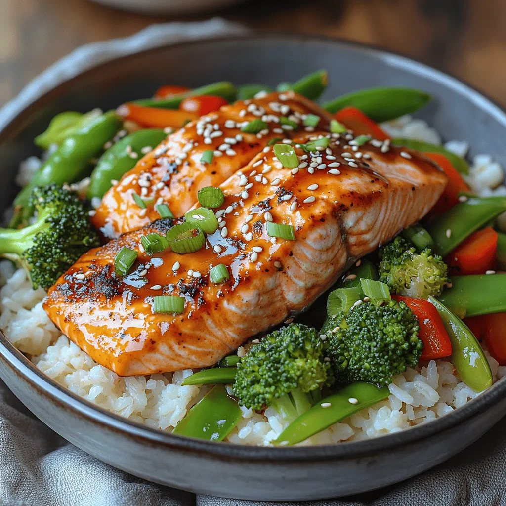 The One-Pan Teriyaki Salmon & Veggie Rice Bowl is a delightful dish that marries the rich flavors of teriyaki sauce with the freshness of vegetables and the heartiness of salmon. This recipe not only tantalizes the taste buds but also offers a well-rounded meal that is perfect for busy individuals and families. One-pan recipes like this one are ideal for those with limited time, as they require minimal preparation and cleanup while still delivering a nutritious and satisfying meal.
