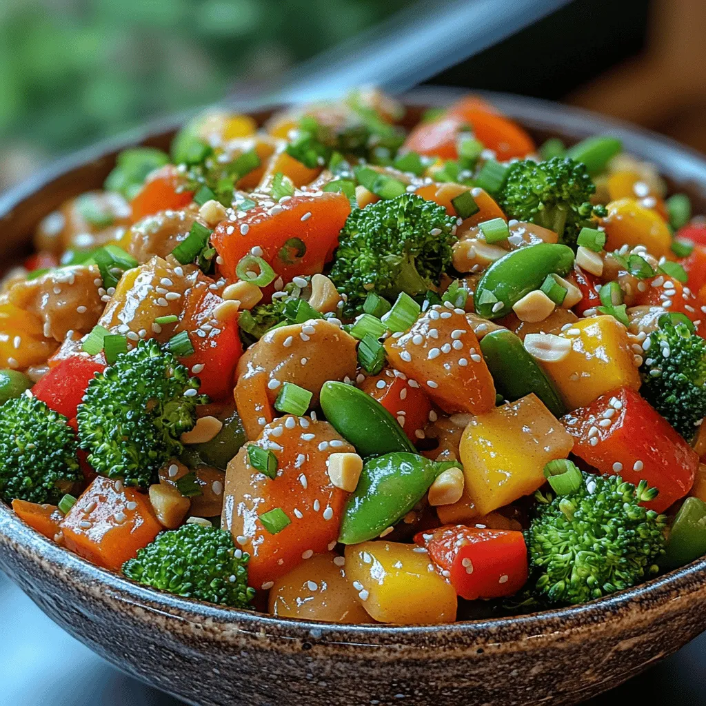 Stir-frying is a quick and healthy cooking method that has gained popularity for its ability to deliver vibrant flavors and maintain the nutritional integrity of ingredients. Incorporating more vegetables into your diet is not only beneficial for your health but also enhances your culinary repertoire. The Crunchy Veggie Delight Stir-Fry is an excellent example of how to achieve this balance. With its perfect blend of colors, textures, and flavors, this dish appeals to both vegetarians and those looking to reduce their meat consumption without sacrificing taste.