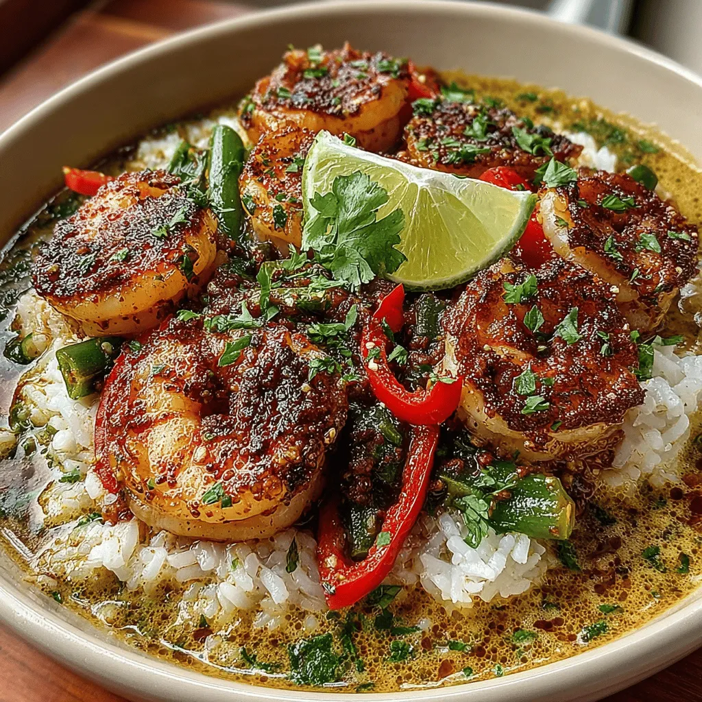 - 1 pound large shrimp, peeled and deveined - 1 can (13.5 oz) coconut milk - 2 tablespoons red curry paste - 1 tablespoon olive oil - 1 medium onion, diced - 3 cloves garlic, minced - 1 tablespoon fresh ginger, grated - 1 bell pepper, sliced (red, yellow, or green) - 1 cup snap peas, trimmed - 1 tablespoon soy sauce or tamari - 1 teaspoon lime juice - Fresh cilantro, for garnish - Cooked jasmine rice, for serving