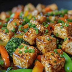 Colorful Crunchy Tofu Stir-Fry Recipe