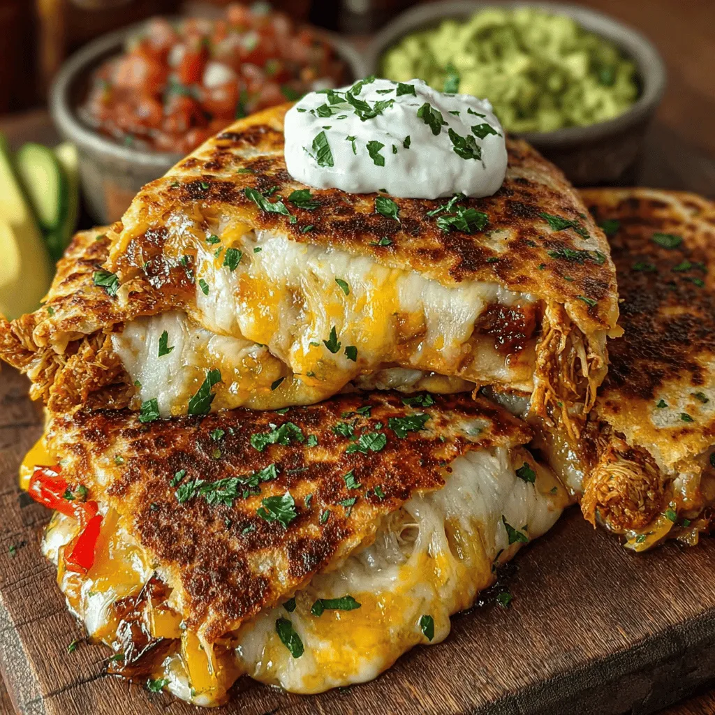 Chicken Fajita Quesadillas are a delightful fusion of flavors that blend the classic taste of fajitas with the satisfying crunch of a quesadilla. This dish has gained immense popularity due to its versatility; it can be served as a quick weeknight dinner, a fun party appetizer, or even a delicious lunch option. The appeal lies not only in its quick preparation time but also in the ability to customize it with a variety of toppings and sides, making it suitable for both adults and kids alike.