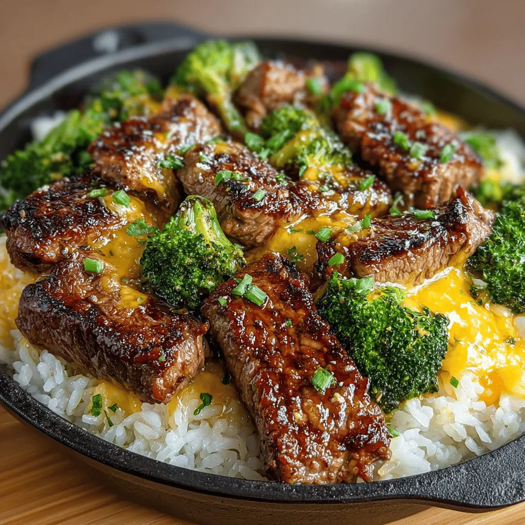Cheesy Beef and Broccoli Delight is a mouthwatering dish that perfectly marries the savory flavors of tender beef, crisp broccoli, and gooey melted cheese. This recipe not only offers a delightful fusion of tastes but also provides a nutritious balance, making it an excellent choice for families or anyone looking to create a comforting meal on a busy weeknight. The combination of protein, vegetables, and dairy makes this dish not only satisfying but also easy to prepare, ensuring that even novice cooks can master this delicious meal.