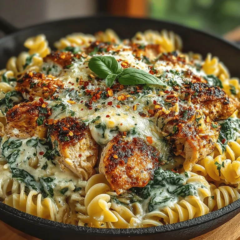 In the world of quick and delicious meals, few dishes can compete with a creamy chicken and spinach pasta skillet. This one-pot recipe not only simplifies cooking but also delivers a hearty and comforting experience. Perfect for busy weeknights or leisurely weekends, this dish combines tender chicken, fresh spinach, and flavorful pasta enveloped in a rich cream sauce. Whether you are cooking for family or entertaining friends, this creamy chicken and spinach pasta is sure to impress.