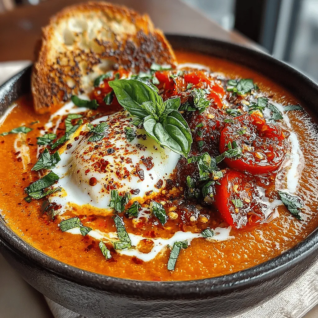 - 2 tablespoons olive oil - 1 medium onion, chopped - 3 cloves garlic, minced - 2 cans (14.5 ounces each) diced tomatoes, with juices - 2 cups vegetable broth or chicken broth - 1 teaspoon granulated sugar - 1 teaspoon dried oregano - 1/4 teaspoon red pepper flakes (adjust to taste) - 1 cup heavy cream or coconut cream for a dairy-free option - Salt and pepper to taste - Fresh basil leaves, for garnish
